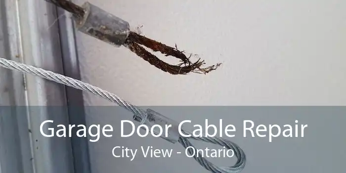 Garage Door Cable Repair City View - Ontario