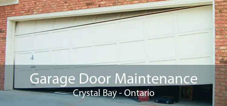 Garage Door Maintenance Crystal Bay - Ontario