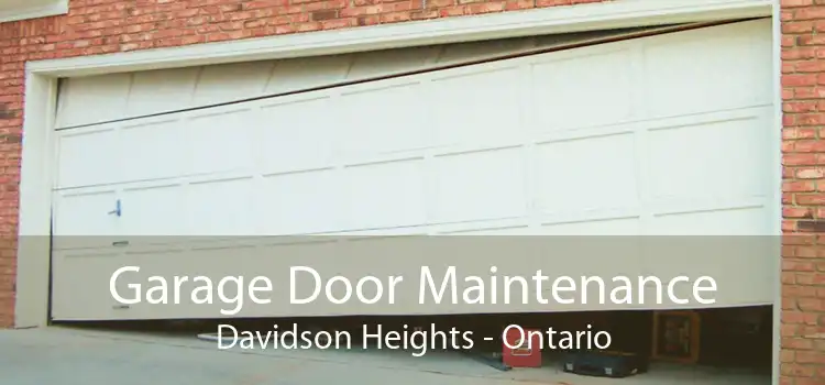 Garage Door Maintenance Davidson Heights - Ontario