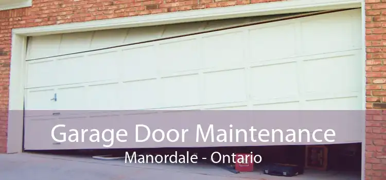 Garage Door Maintenance Manordale - Ontario