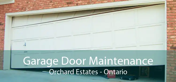 Garage Door Maintenance Orchard Estates - Ontario