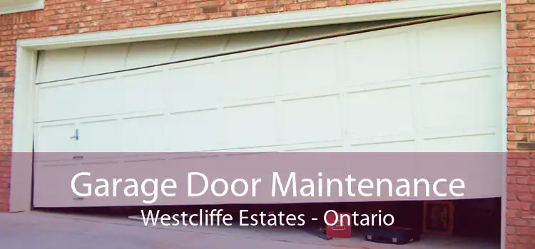 Garage Door Maintenance Westcliffe Estates - Ontario