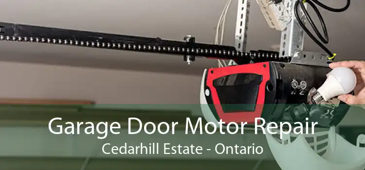 Garage Door Motor Repair Cedarhill Estate - Ontario