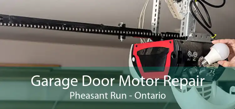 Garage Door Motor Repair Pheasant Run - Ontario