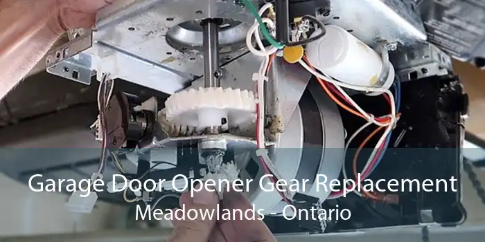 Garage Door Opener Gear Replacement Meadowlands - Ontario