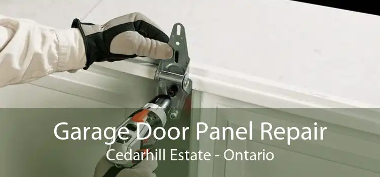 Garage Door Panel Repair Cedarhill Estate - Ontario