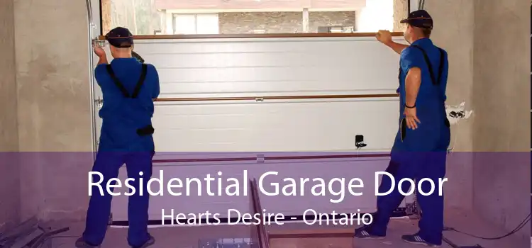 Residential Garage Door Hearts Desire - Ontario