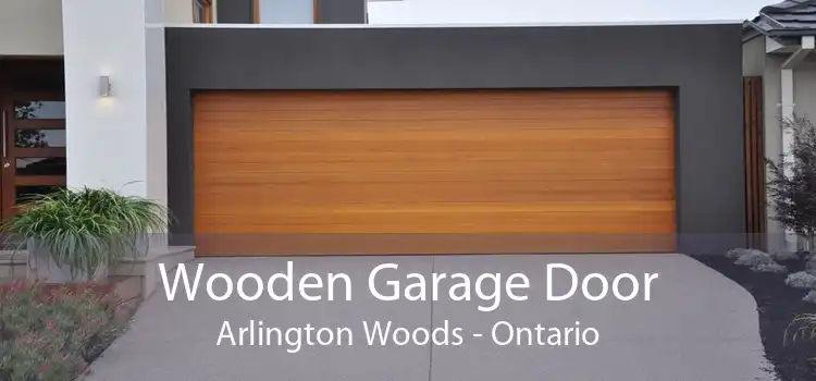 Wooden Garage Door Arlington Woods - Ontario