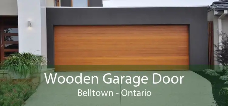 Wooden Garage Door Belltown - Ontario