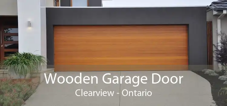 Wooden Garage Door Clearview - Ontario