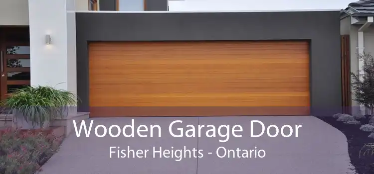 Wooden Garage Door Fisher Heights - Ontario
