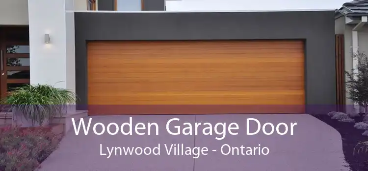 Wooden Garage Door Lynwood Village - Ontario