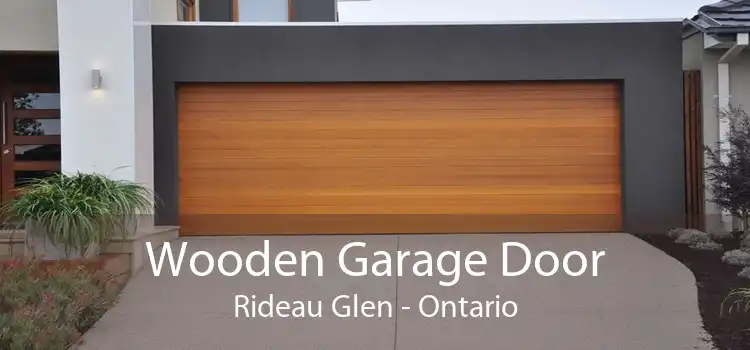 Wooden Garage Door Rideau Glen - Ontario