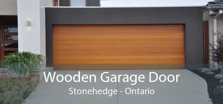 Wooden Garage Door Stonehedge - Ontario