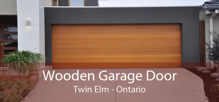 Wooden Garage Door Twin Elm - Ontario