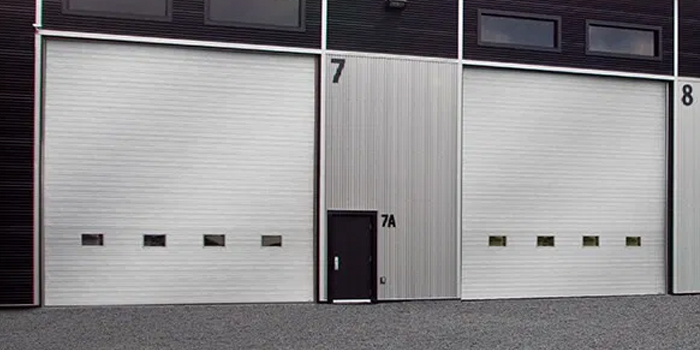 fix bent garage door in Longfields